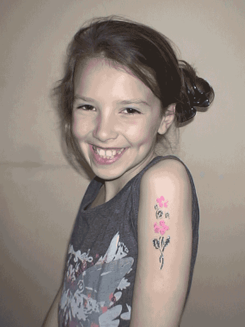 Temporary Glitter Tattoos San Bernardino County CA  Ooh LaLa Face Painting